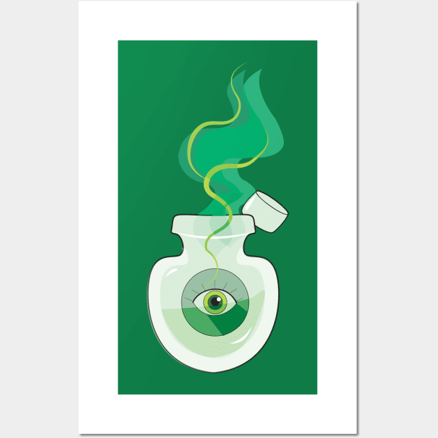 Magical Green Eye Wall Art by emma17